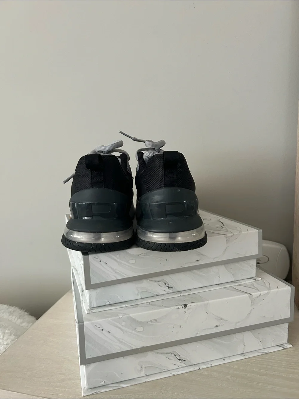 Nike Air Max Alpha Trainer 6 in Grey, Black and Gum